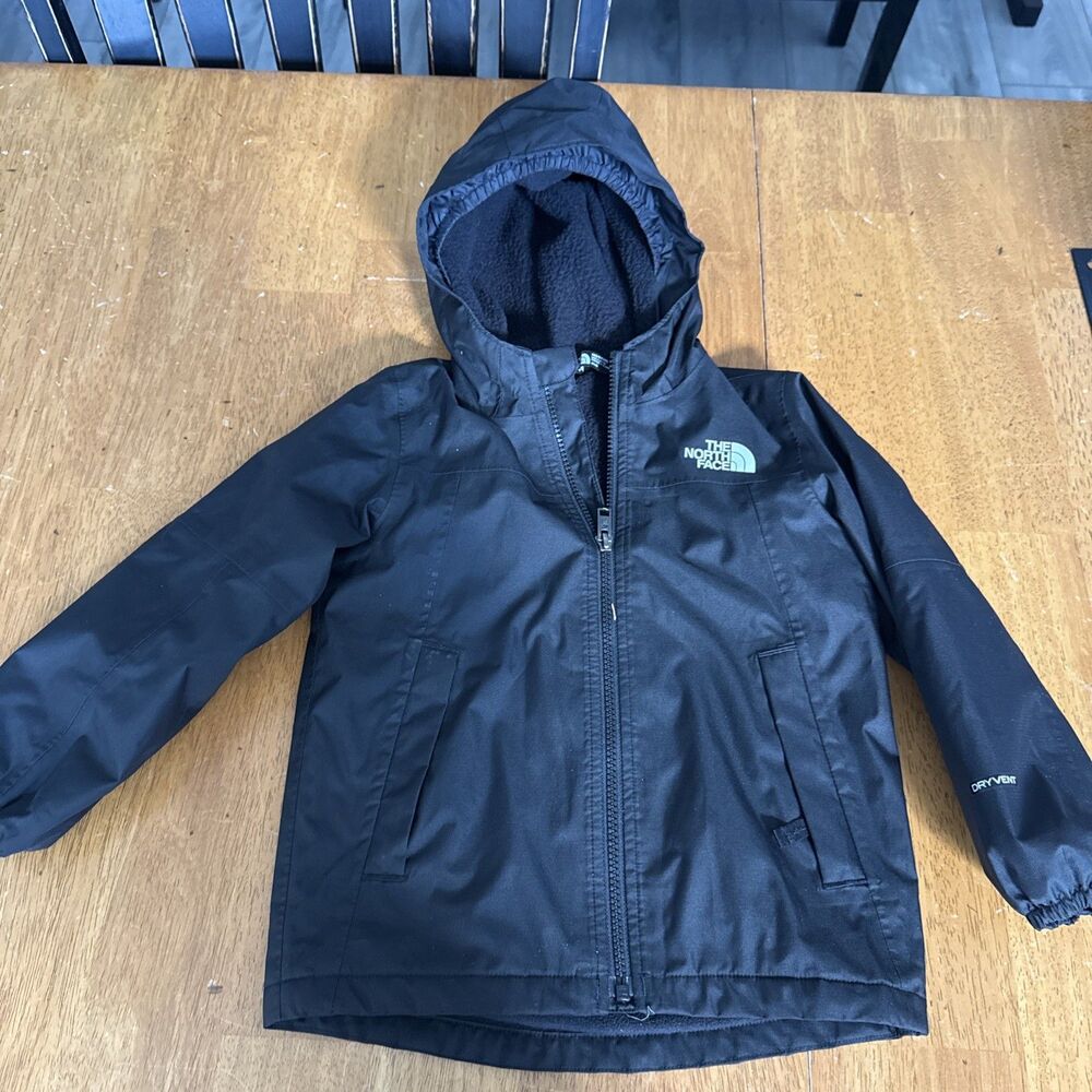 The North Face Kids Jacket Black DryVent Rain Jacket 4 Toddler